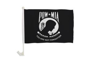 POW-MIA (Standard) Single-Sided Car Flag