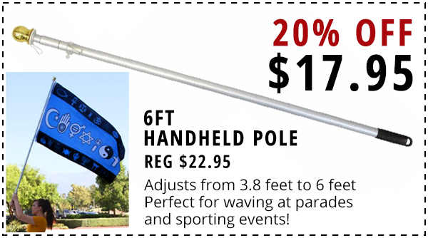 Hand Held Pole 20% Off